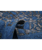 Onyx 6'2'' X 8'6'' Hand-Knotted Wool Rug 6'2'' x 8'6'' (185 X 255) / Blue / Blue