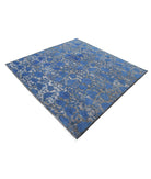 Onyx 6'5'' X 6'4'' Hand-Knotted Wool Rug 6'5'' x 6'4'' (193 X 190) / Blue / Blue