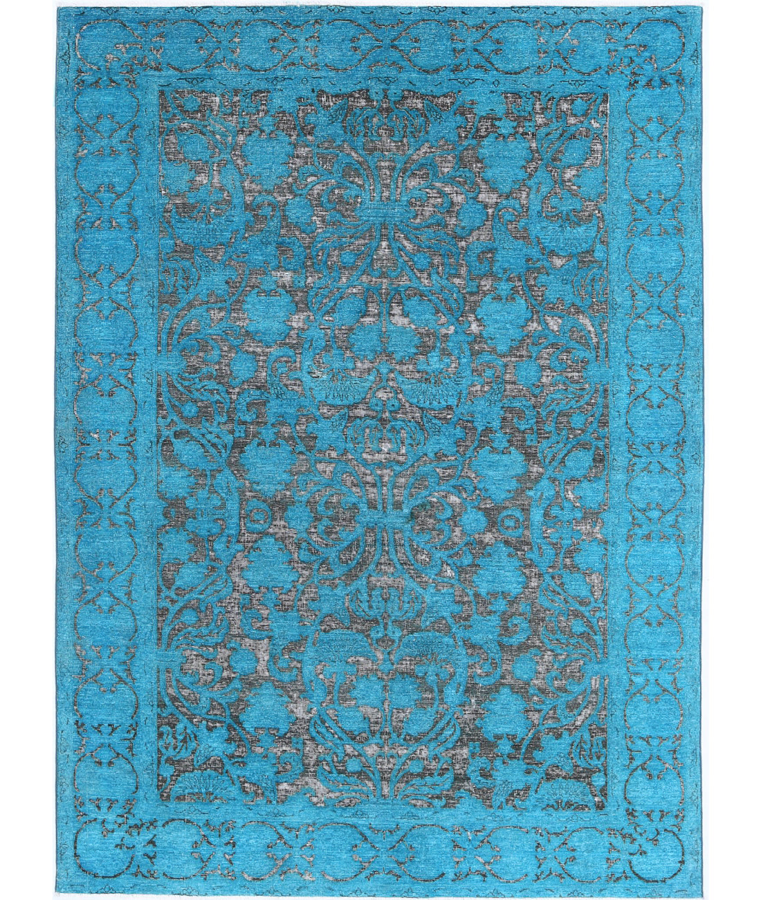 Onyx 5'10'' X 8'3'' Hand-Knotted Wool Rug 5'10'' x 8'3'' (175 X 248) / Teal / N/A