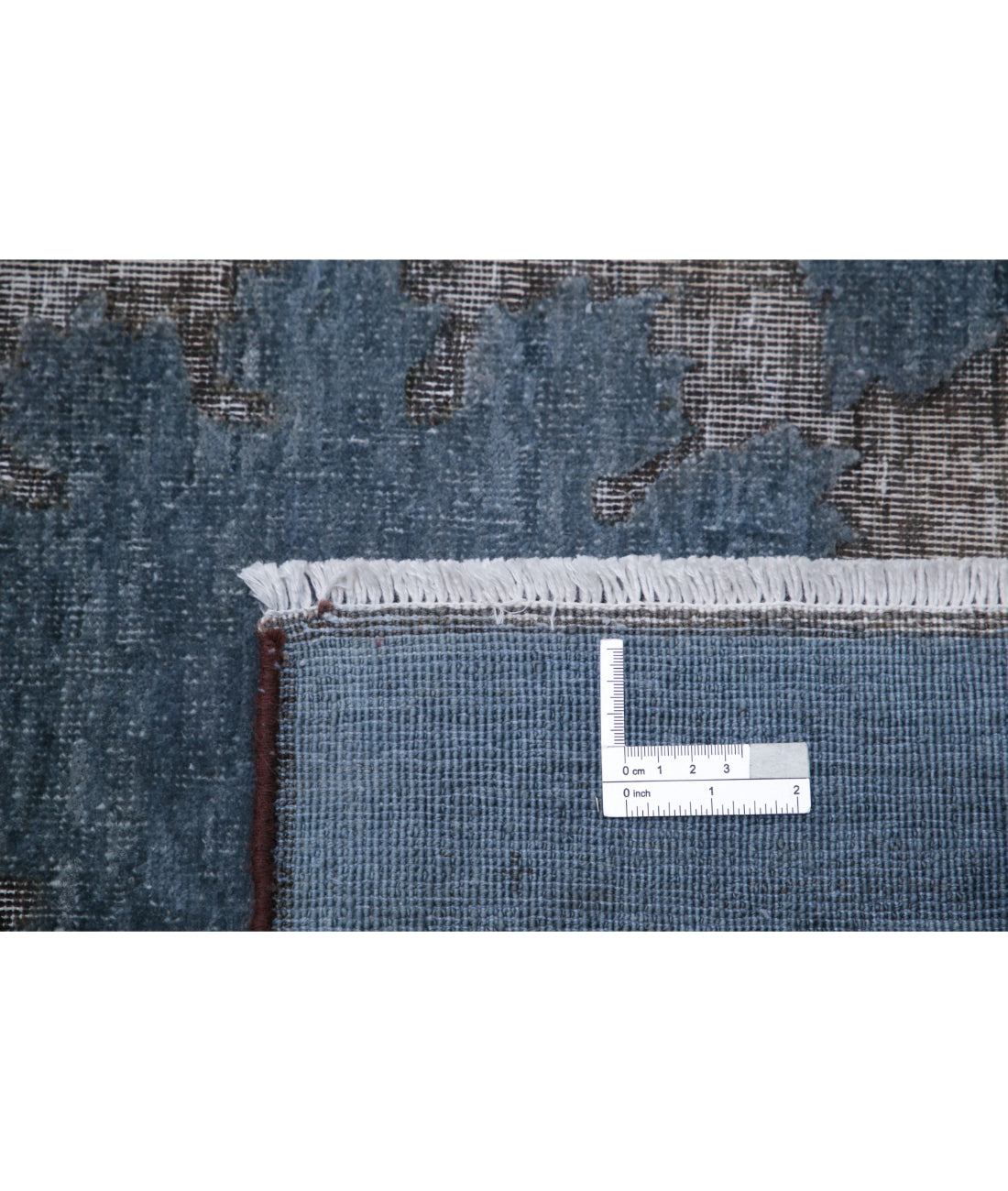 Onyx 9'2'' X 11'7'' Hand-Knotted Wool Rug 9'2'' x 11'7'' (275 X 348) / Blue / Grey