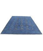 Onyx 8'1'' X 9'9'' Hand-Knotted Wool Rug 8'1'' x 9'9'' (243 X 293) / Blue / Blue