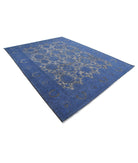 Onyx 8'8'' X 11'3'' Hand-Knotted Wool Rug 8'8'' x 11'3'' (260 X 338) / Blue / Blue