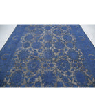 Onyx 8'8'' X 11'3'' Hand-Knotted Wool Rug 8'8'' x 11'3'' (260 X 338) / Blue / Blue