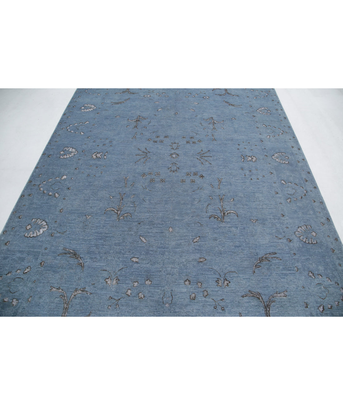 Onyx 6'11'' X 9'9'' Hand-Knotted Wool Rug 6'11'' x 9'9'' (208 X 293) / Grey / Grey