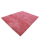 Onyx 7'9'' X 9'10'' Hand-Knotted Wool Rug 7'9'' x 9'10'' (233 X 295) / Red / Red