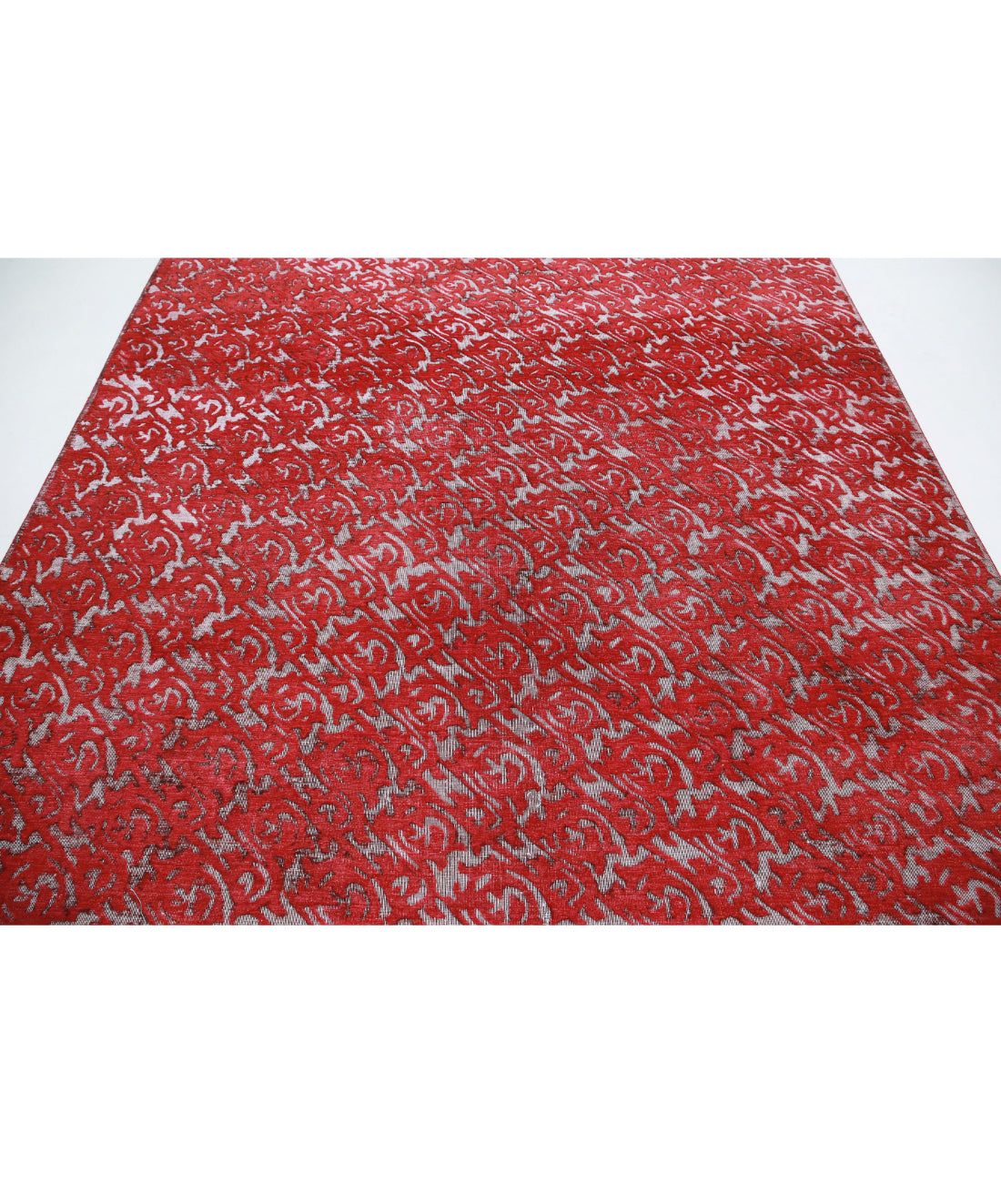 Onyx 7'9'' X 9'10'' Hand-Knotted Wool Rug 7'9'' x 9'10'' (233 X 295) / Red / Red