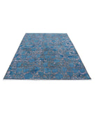 Onyx 6'0'' X 8'0'' Hand-Knotted Wool Rug 6'0'' x 8'0'' (180 X 240) / Blue / Charcoal