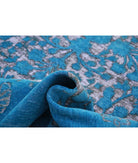 Onyx 6'10'' X 9'6'' Hand-Knotted Wool Rug 6'10'' x 9'6'' (205 X 285) / Teal / Teal