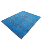 Onyx 6'5'' X 8'1'' Hand-Knotted Wool Rug 6'5'' x 8'1'' (193 X 243) / Blue / Blue