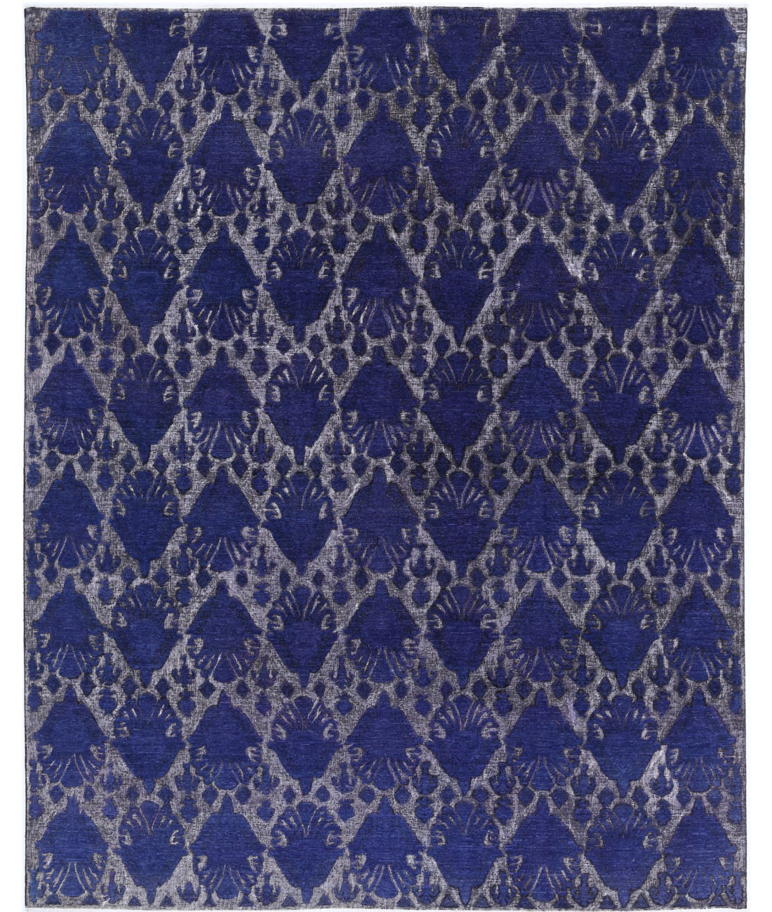 Onyx 8'11'' X 11'5'' Hand-Knotted Wool Rug 8'11'' x 11'5'' (268 X 343) / Purple / Purple