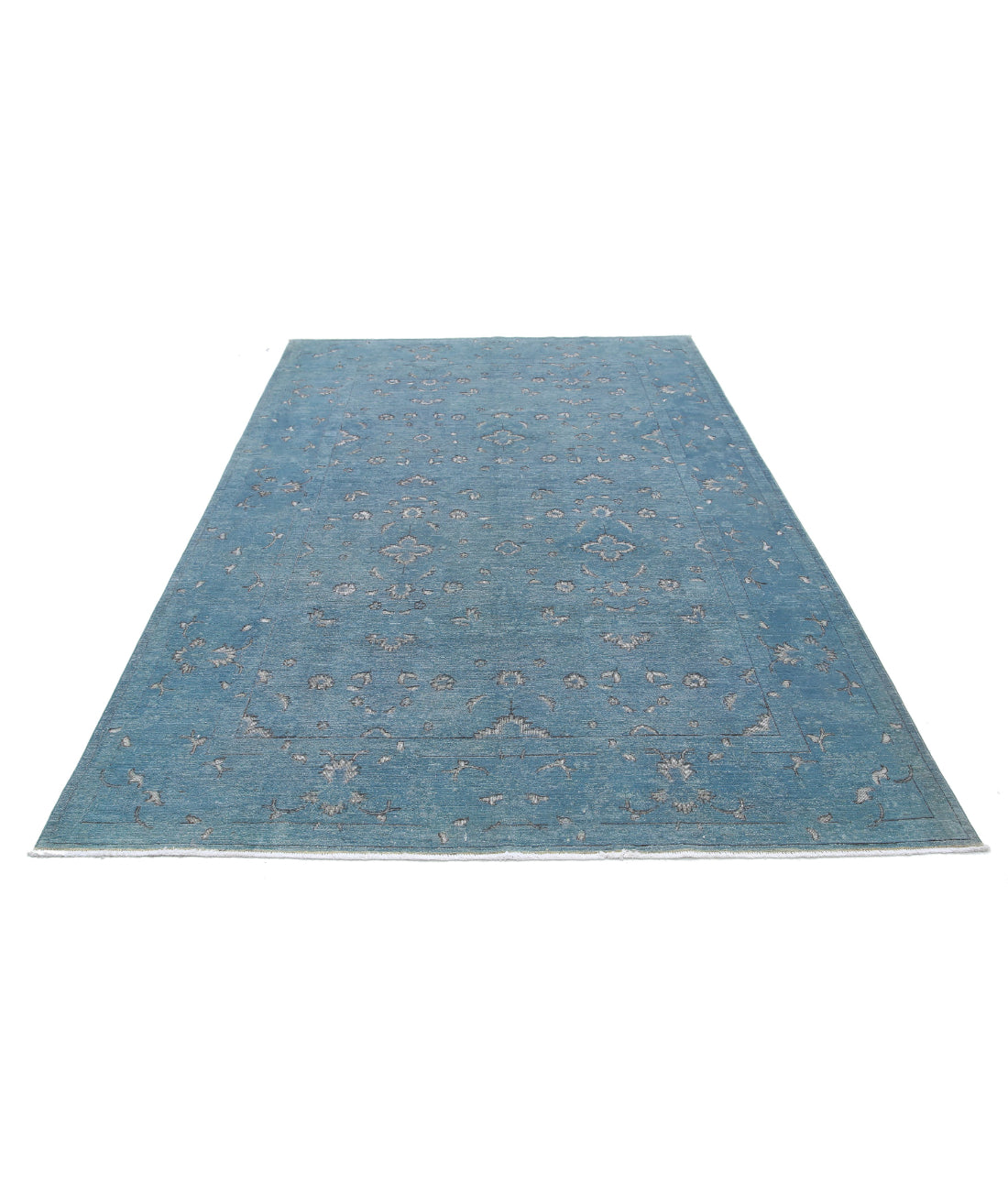 Onyx 5'10'' X 9'4'' Hand-Knotted Wool Rug 5'10'' x 9'4'' (175 X 280) / Grey / Grey