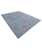 Onyx 8'10'' X 11'6'' Hand-Knotted Wool Rug 8'10'' x 11'6'' (265 X 345) / Grey / Blue