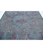 Onyx 8'10'' X 11'6'' Hand-Knotted Wool Rug 8'10'' x 11'6'' (265 X 345) / Grey / Blue