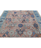 Onyx 7'10'' X 11'8'' Hand-Knotted Wool Rug 7'10'' x 11'8'' (235 X 350) / Peach / Blue