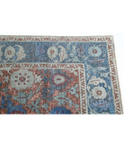 Onyx 7'10'' X 11'8'' Hand-Knotted Wool Rug 7'10'' x 11'8'' (235 X 350) / Peach / Blue