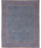 Onyx 8'0'' X 10'1'' Hand-Knotted Wool Rug 8'0'' x 10'1'' (240 X 303) / Blue / Purple