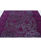 Onyx 7'10'' X 9'5'' Hand-Knotted Wool Rug 7'10'' x 9'5'' (235 X 283) / Purple / Purple