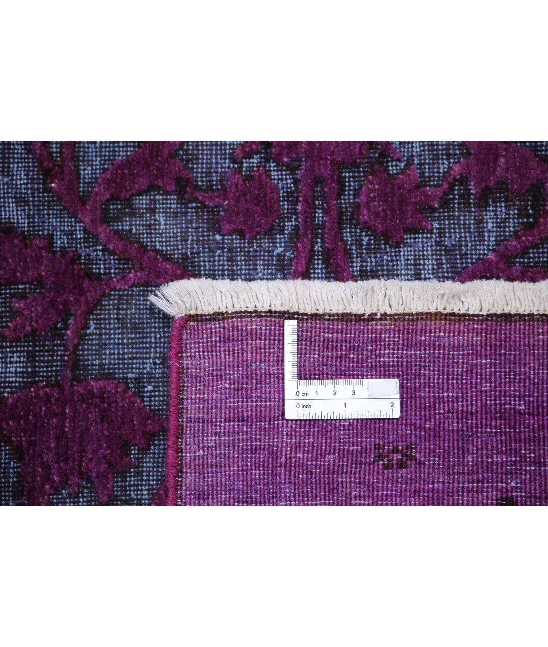 Onyx 7'10'' X 9'5'' Hand-Knotted Wool Rug 7'10'' x 9'5'' (235 X 283) / Purple / Purple