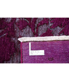 Onyx 7'10'' X 9'5'' Hand-Knotted Wool Rug 7'10'' x 9'5'' (235 X 283) / Purple / Purple