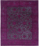 Onyx 7'10'' X 9'5'' Hand-Knotted Wool Rug 7'10'' x 9'5'' (235 X 283) / Purple / Purple