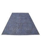 Onyx 6'1'' X 8'5'' Hand-Knotted Wool Rug 6'1'' x 8'5'' (183 X 253) / Grey / Blue