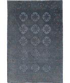 Onyx 6'1'' X 8'11'' Hand-Knotted Wool Rug 6'1'' x 8'11'' (183 X 268) / Grey / Blue