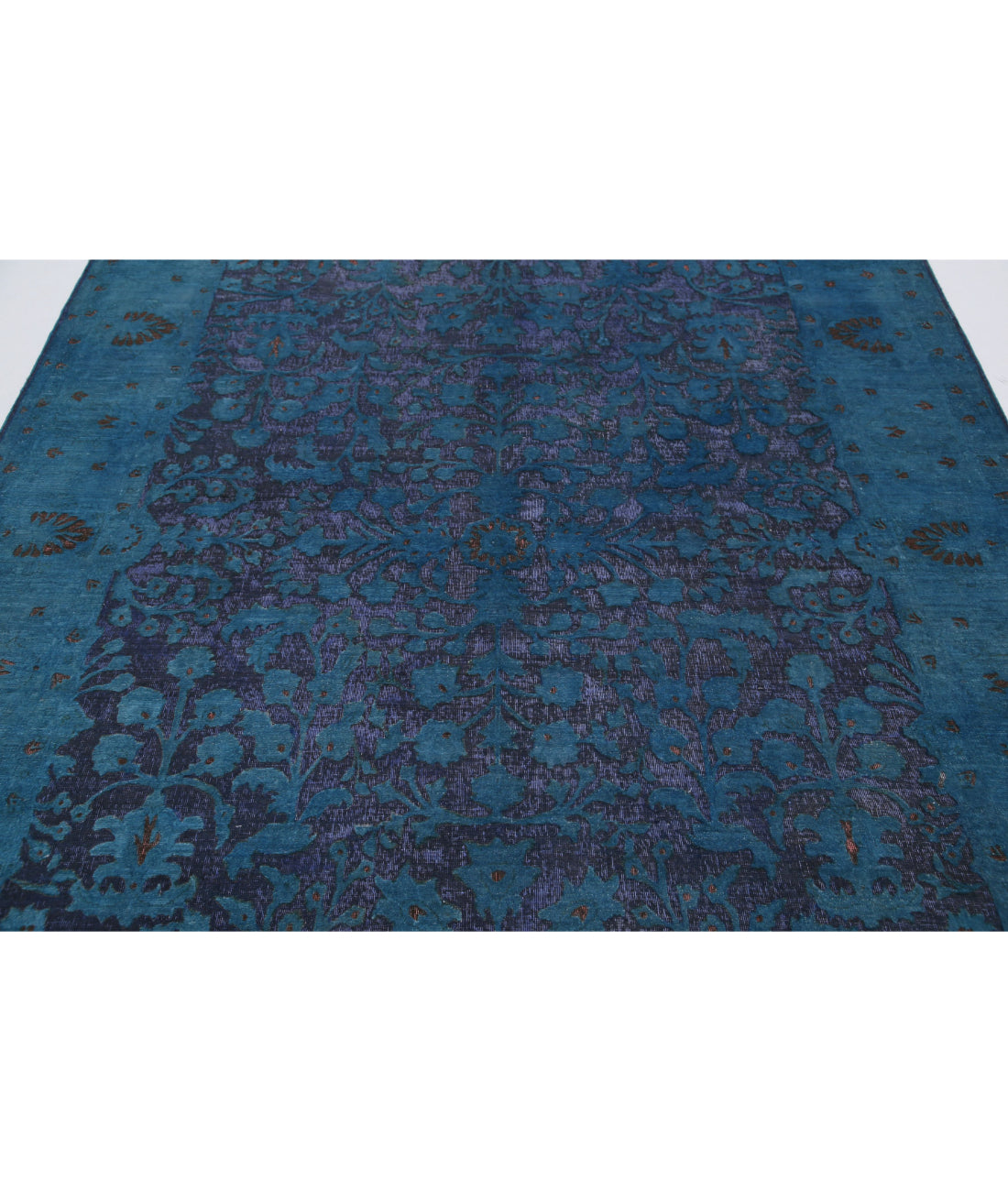 Onyx 6'11'' X 9'8'' Hand-Knotted Wool Rug 6'11'' x 9'8'' (208 X 290) / Blue / Purple