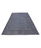 Onyx 6'0'' X 9'0'' Hand-Knotted Wool Rug 6'0'' x 9'0'' (180 X 270) / Grey / Blue