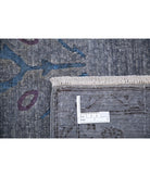 Onyx 6'0'' X 9'0'' Hand-Knotted Wool Rug 6'0'' x 9'0'' (180 X 270) / Grey / Blue