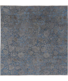 Onyx 6'0'' X 6'1'' Hand-Knotted Wool Rug 6'0'' x 6'1'' (180 X 183) / Grey / Blue