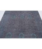 Onyx 5'10'' X 8'5'' Hand-Knotted Wool Rug 5'10'' x 8'5'' (175 X 253) / Grey / Purple