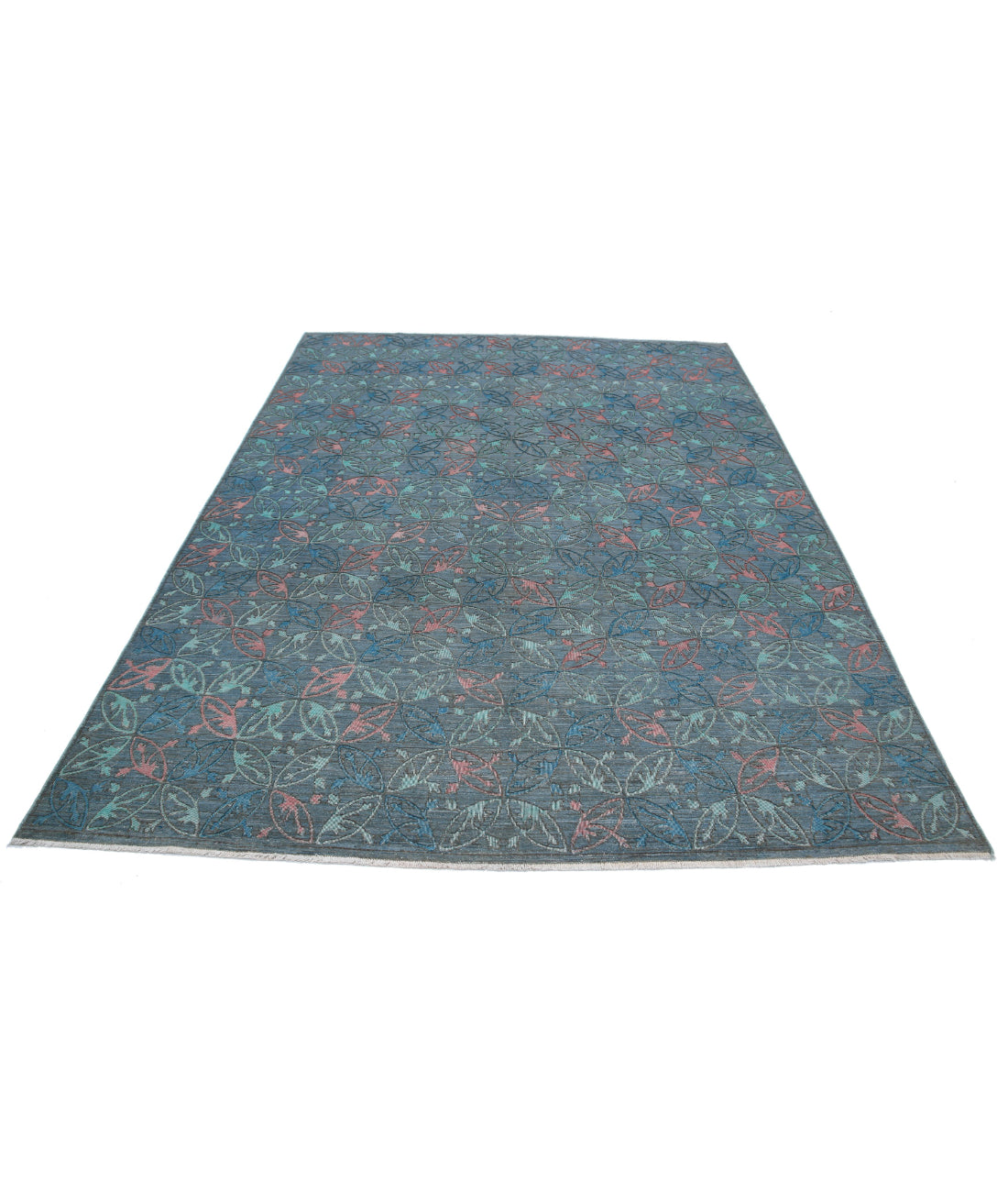 Onyx 6'10'' X 9'0'' Hand-Knotted Wool Rug 6'10'' x 9'0'' (205 X 270) / Blue / N/A