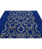 Onyx 7'9'' X 9'4'' Hand-Knotted Wool Rug 7'9'' x 9'4'' (233 X 280) / Blue / Blue