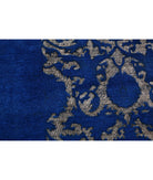 Onyx 7'9'' X 9'4'' Hand-Knotted Wool Rug 7'9'' x 9'4'' (233 X 280) / Blue / Blue