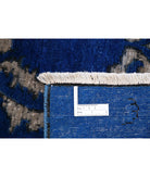 Onyx 7'9'' X 9'4'' Hand-Knotted Wool Rug 7'9'' x 9'4'' (233 X 280) / Blue / Blue