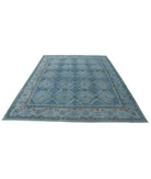 Onyx 7'11'' X 9'7'' Hand-Knotted Wool Rug 7'11'' x 9'7'' (238 X 288) / Grey / Blue