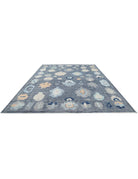 Oushak 10' 4" X 14' 0" Hand-Knotted Wool Rug 10' 4" X 14' 0" (315 X 427) / Charcoal / Grey