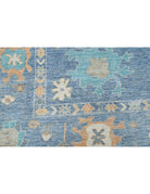 Oushak 9' 2" X 11' 10" Hand-Knotted Wool Rug 9' 2" X 11' 10" (279 X 361) / Blue / Rust