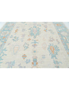 Oushak 10' 1" X 14' 1" Hand-Knotted Wool Rug 10' 1" X 14' 1" (307 X 429) / Ivory / Green