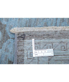 Overdye 7'9'' X 9'9'' Hand-Knotted Wool Rug 7'9'' x 9'9'' (233 X 293) / Teal / N/A
