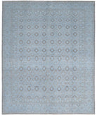 Overdye 7'9'' X 9'9'' Hand-Knotted Wool Rug 7'9'' x 9'9'' (233 X 293) / Teal / N/A