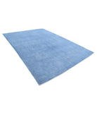 Overdye 8'8'' X 12'0'' Hand-Knotted Wool Rug 8'8'' x 12'0'' (260 X 360) / Blue / N/A