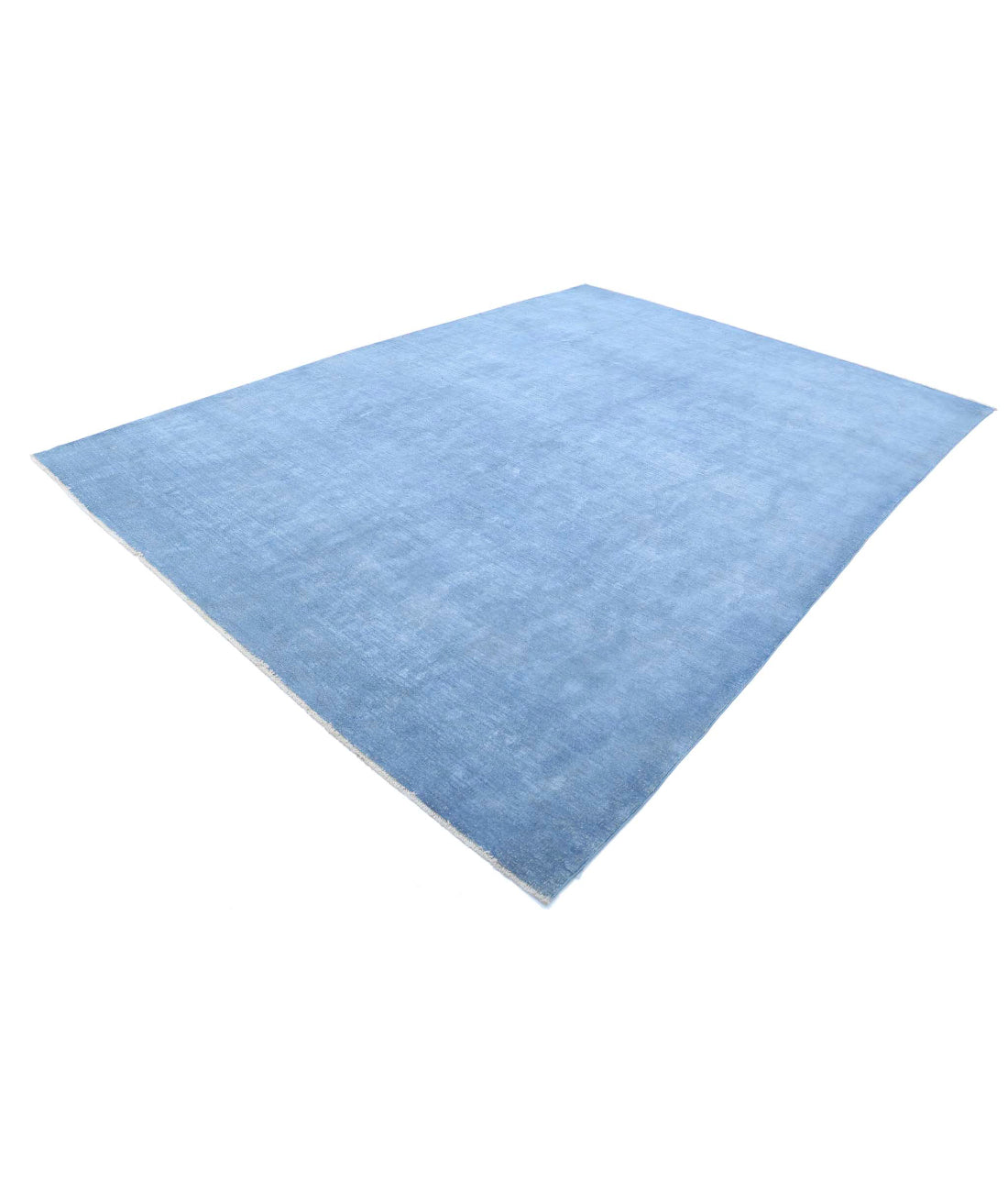 Overdye 8'8'' X 12'0'' Hand-Knotted Wool Rug 8'8'' x 12'0'' (260 X 360) / Blue / N/A