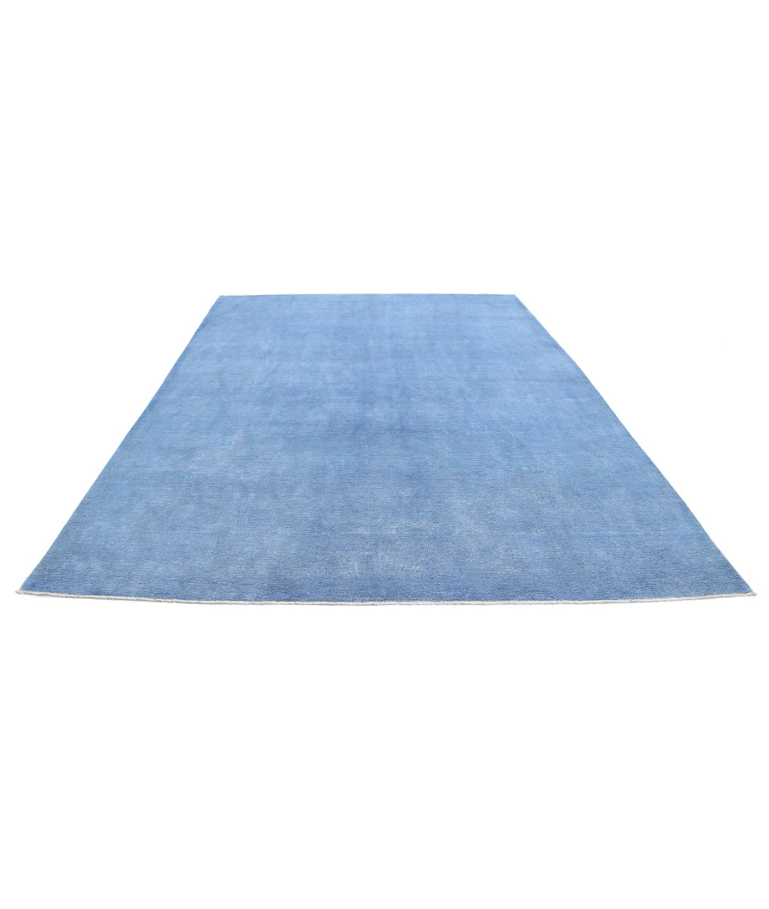 Overdye 8'8'' X 12'0'' Hand-Knotted Wool Rug 8'8'' x 12'0'' (260 X 360) / Blue / N/A