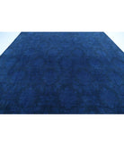 Overdye 11'9'' X 15'4'' Hand-Knotted Wool Rug 11'9'' x 15'4'' (353 X 460) / Blue / N/A