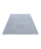 Overdye 4'11'' X 6'3'' Hand-Knotted Wool Rug 4'11'' x 6'3'' (148 X 188) / Grey / Grey