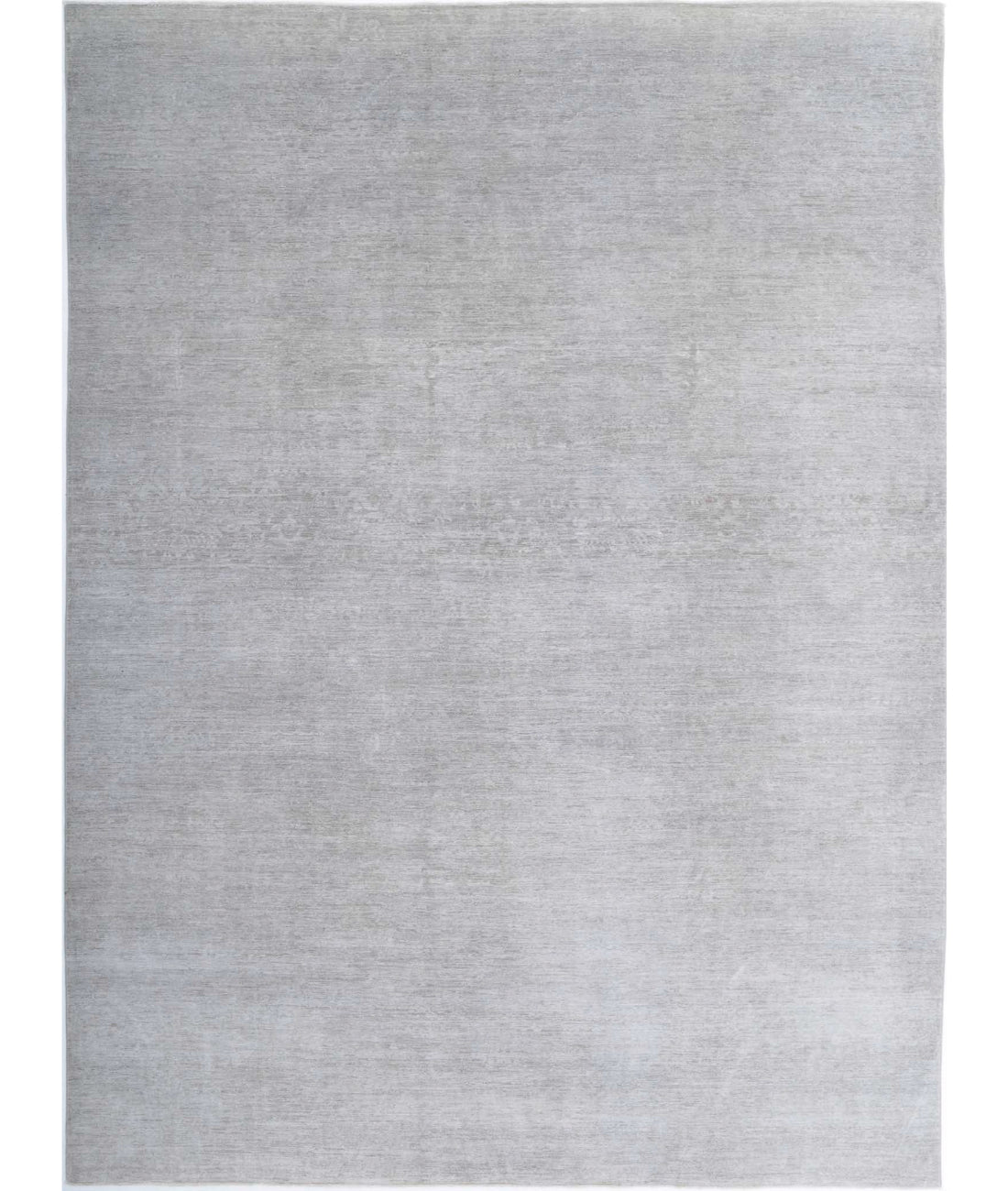Overdye 9'0'' X 12'4'' Hand-Knotted Wool Rug 9'0'' x 12'4'' (270 X 370) / Grey / N/A