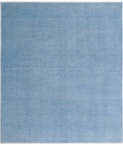 Overdye 8'1'' X 9'8'' Hand-Knotted Wool Rug 8'1'' x 9'8'' (243 X 290) / Blue / N/A