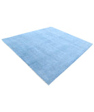 Overdye 7'11'' X 9'1'' Hand-Knotted Wool Rug 7'11'' x 9'1'' (238 X 273) / Blue / N/A