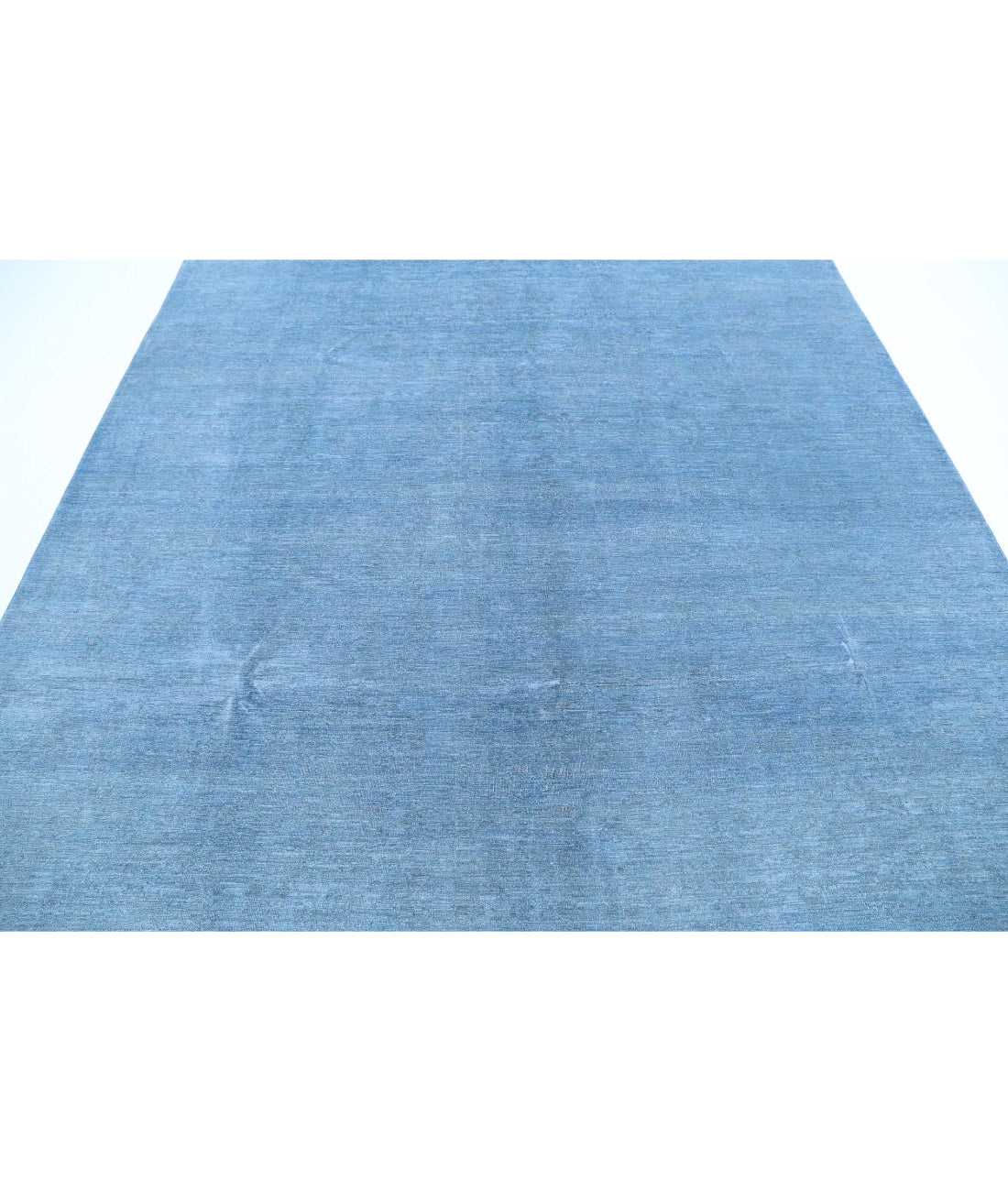 Overdye 7'11'' X 9'1'' Hand-Knotted Wool Rug 7'11'' x 9'1'' (238 X 273) / Blue / N/A